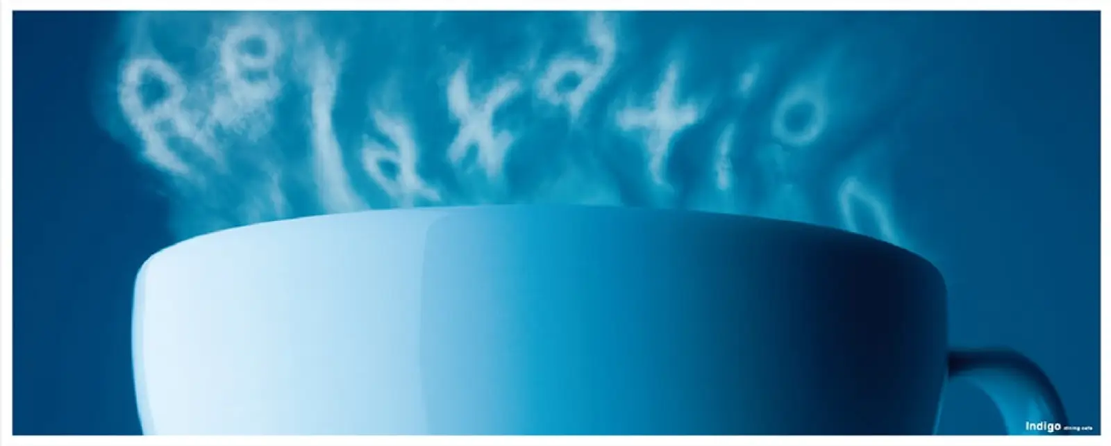 青山　indigo dining caféさま　ポスター