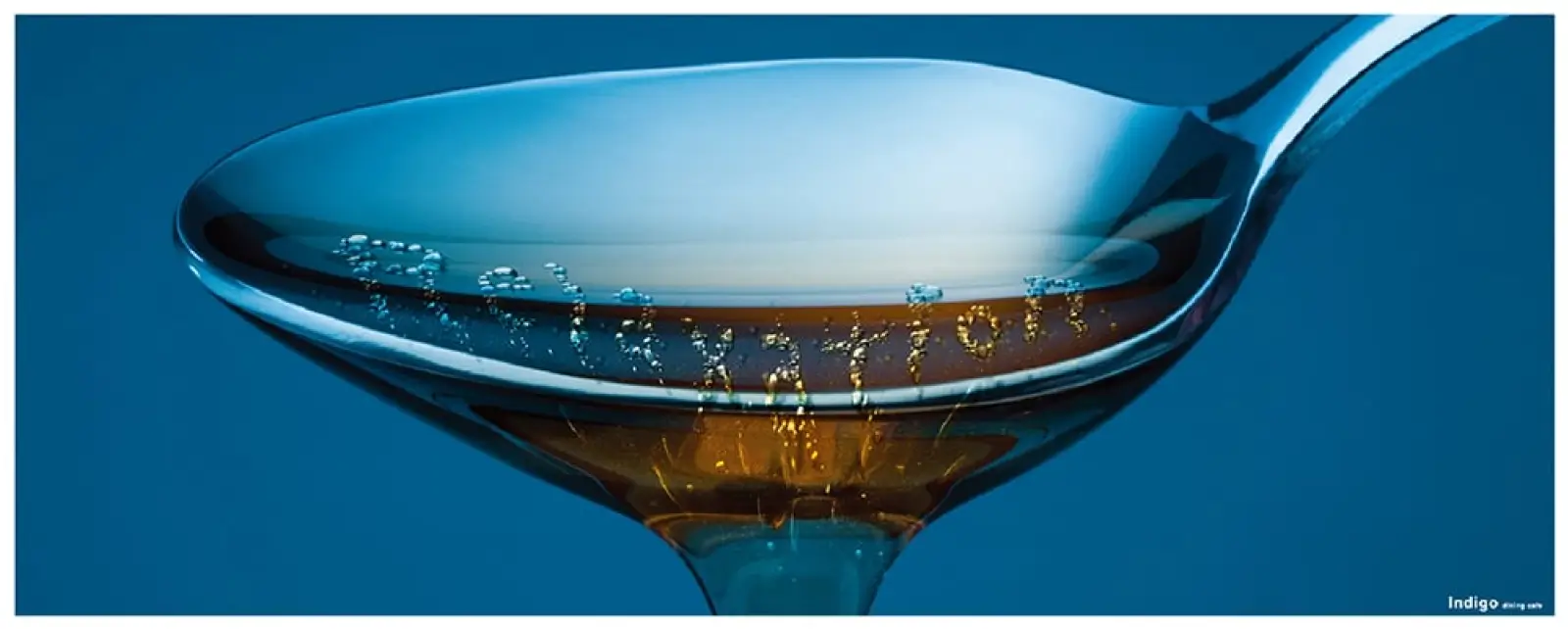 青山　indigo dining caféさま　ポスター